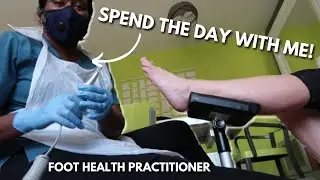 Spend The Day With Me 😊| DAY IN THE LIFE OF A FOOT HEALTH PRACTITIONER, Not A Pod. UK