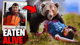 The Bear INFECTED With Rabies EATS MAN ALIVE In Front of His Friends!