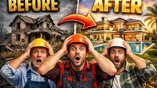 From Ruins to Luxury Mansion 😱 | Shocking House Transformation (Before & After) #shorts #viral 