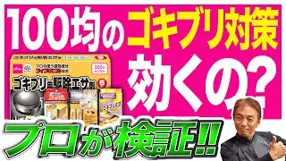 【プロが暴露】ダイソーの300円ゴキブリ対策がヤバすぎる…中身が本家〇〇と完全に一緒でした。【セリア/100均/ブラックキャップ】
