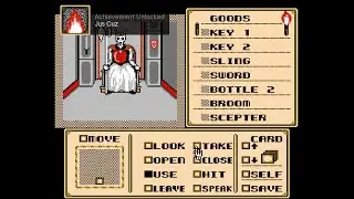 Shadowgate (NES) Achievement: Jus Cuz (Burn every flammable object in the game)