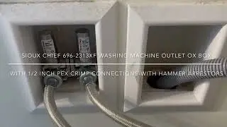 Honest Review of Sioux Chief Ox Washing Machine Outlet Box