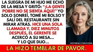 La suegra de mi hijo grit&oacute;: &ldquo;&iexcl;La gente pobre no se sienta en nuestra mesa!&rdquo; Lo que hice despu&eacute;s...
