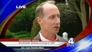 Watch News 4 Breaking News Alert: Southwest Airlines To GSP