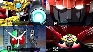 SRW Y DLC 1 & 2 PV (Kamen Rider W Fuuto PI & Da-Garn Debut)[Big O J9 仮面ライダーW 風都探偵 スーパーロボット大戦Y スパロボY]
