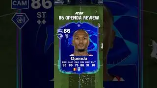86 Openda Review in EA FC 26, he's the best EVO in the game 🤩 #shorts #short #fc26 #eafc26 #openda