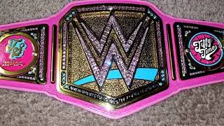 Customized Tiffany Stratton WWE Women's World Championship belt