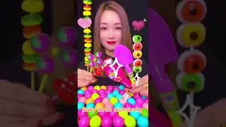 Sweet Candy snacks p987#mukbang #candy 