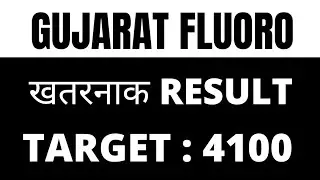 Gujarat flourochemicals result !! gfl result