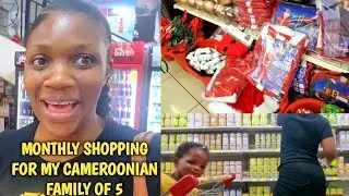 Monthly Shopping for my Cameroonian Family of 5|| My Life As I Live It