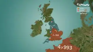 The Norman Conquest England using Google Maps