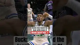 Giannis responds to boos in Milwaukee 😳