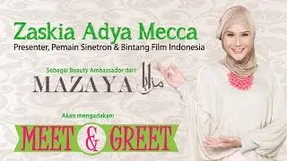 [Teaser] ZASKIA ADYA MECCA Meet & Greet Mazaya Halal Cosmetics | Beau Ciputat & Pd. Aren