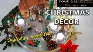 How To Style A Holiday Vignette | Easy Christmas D&eacute;cor