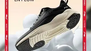 #Li-Ning Women's LN FLOW Running Jogger Shoes TUFF RB Cushion Comfortable Breathable LiNing Leisure