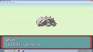 Pokemon Ruby/Sapphire Lairon Evolves Into Aggron