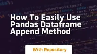 how to easily use pandas dataframe append method