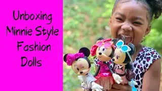 Disney Dolls  - Unboxing Minnie Style Fashion Dolls - CAILEE WILLIAMS