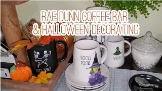 My Rae Dunn Coffee Bar/Halloween Decorating /October 17, 2021
