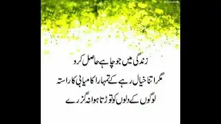 Aqwal e zareen in urdu | Good Thoughts in Urdu |Golden Words in Urdu | Islamic Quotes