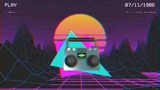 Synthwave Boombox (3D Animation)