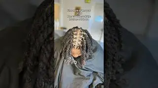Interlocking method on dreadlocks #interlockinglocs #locs #foryou