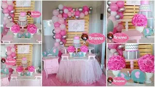 MINI TABLE / ELEFANTINHO ROSA - MONTAGEM || BRUNNA EM FESTA