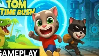 Tom&rsquo;s Epic Time Chase! 🚨 Time Machine + Dinosaur World + Future Tech in Tom Time Rush!