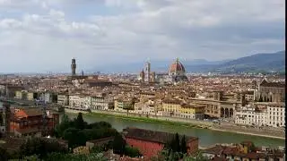 Cityscape of Florence Italy - Copyright Free Stock Footage Video Clip