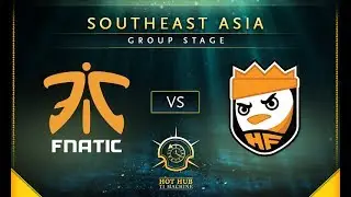 Fnatic vs Happy Feet - TI7: SEA Regional Qualifiers Group Stage - @LysanderXonora