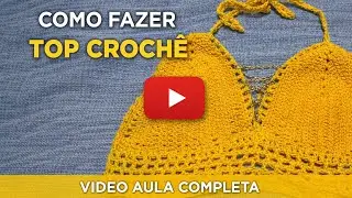 Easy crochet top, size L.