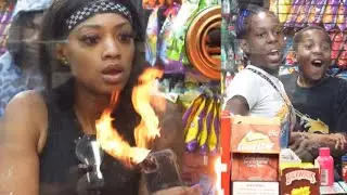 BURNING WALLET PRANK IN THE HOOD #chicago