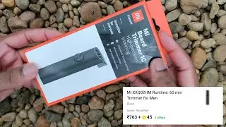 Mi XXQ02HM Runtime: 60 min Trimmer for Men (Black) | Flipkart Big Billion Days
