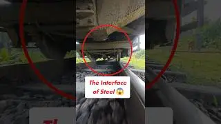 Train Wheel View from the Front 😱 #shortsfeed #railtrack #trainwheel #wheelview #Train #reels