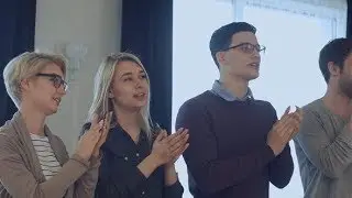 Happy Creative Business Team Celebrating Success in Office | Stock Footage - Videohive