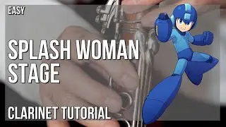 How to play Splash Woman Stage (Mega Man) by Ippo Yamada on Clarinet (Tutorial)