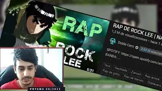 RAP DE ROCK LEE | NARUTO | Doblecero || REACCION