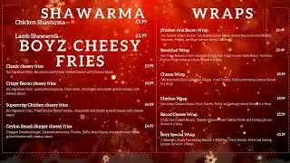 Restaurant Digital Menu Board 1