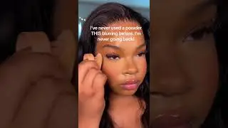 Huda Beauty baking powder 🥹🩷🫶🏽 #makeup #makeuptutorial #baking #blackgirlmakeup