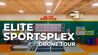 Indoor Drone Tour of Elite Sportsplex in Waterford, Michigan