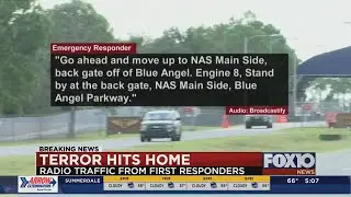 Radio traffic from first responders