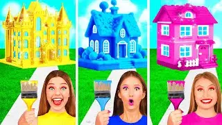 Домики Одного Цвета Челлендж | Смешные Моменты от Crazy DO
