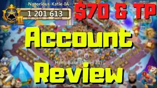 Notorious Katie Account review | $70 and Tapjoy | Castle Clash