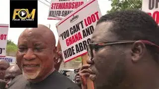 Arise Ghana Pickets at the U.S. Embassy for the Return of Ken Ofori-Atta: Home sweet home.