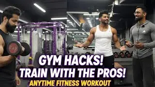 New Gym + Influencer Workout = Next Level Pump 🔥 | Anytime Fitness #HindiFitness#NewGym#WorkoutHindi