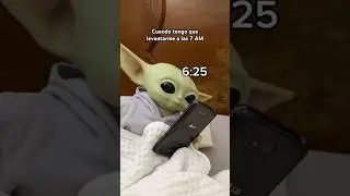 Cuando te levantas a las 7 #humor #hora #reloj
