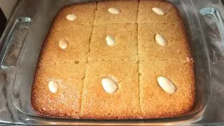Basbousa recipe | Turkish revani recipe