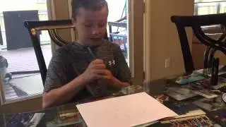 Pen up nose magic trick
