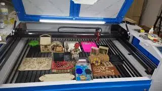 Redsail laser CM1390E laser engraving machine laser cutting machine sample display 1