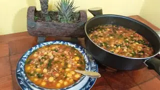 Carne molida con garbanzos y espinacas #cocina #comida #garbanzos #carnemolida #espinacas